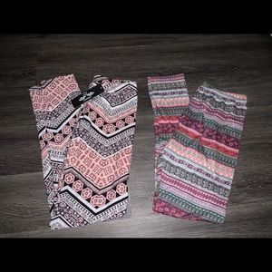 Aztec full length leggings bundle